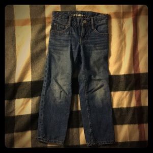 Gap size 5 lined warm and cool straight jeans